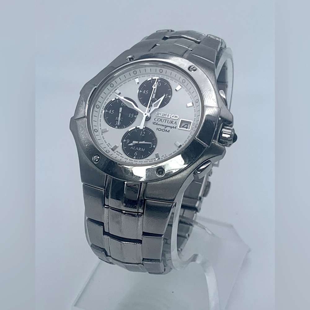 Seiko Coutura 7T62–0FA0 chronograph wristwatch
